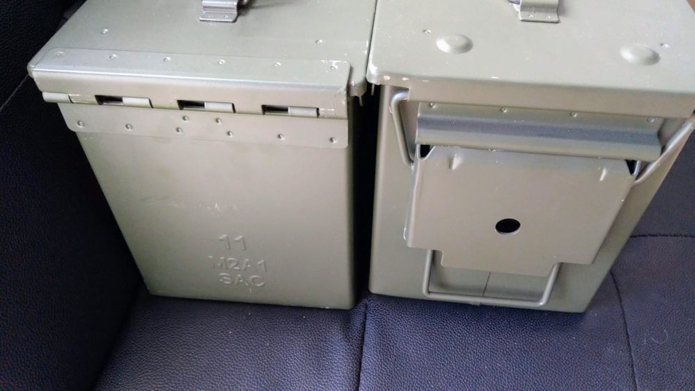 Skrzynka metalowa amunicyjna M2A1 NATO