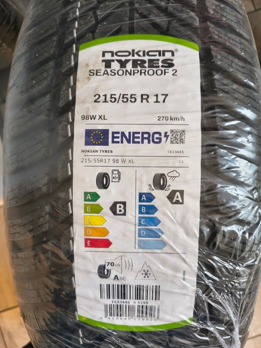 Opony Nokian Tyres R17 215/55 Seasonproof 2.nowe