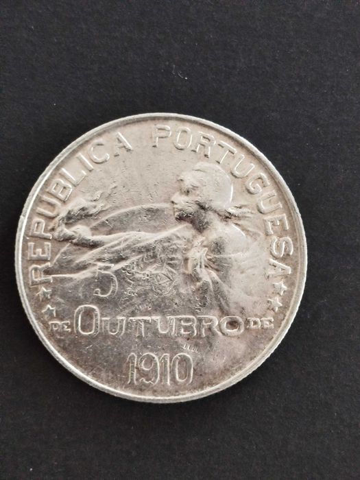1914- 1 Escudo - 5 Outubro 1910 - Prata