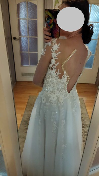 Sprzedam nową suknię ślubną litera A