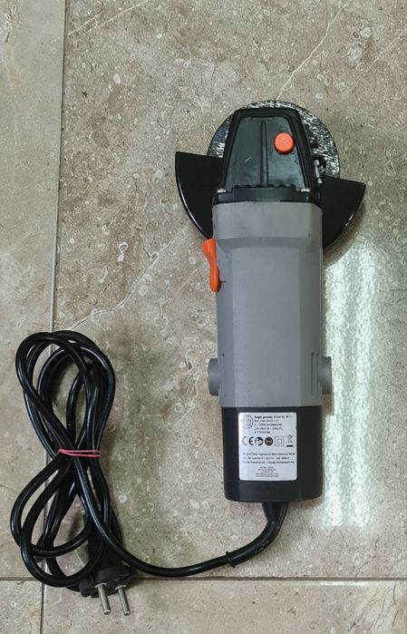 Rebarbadora angular 500W+punho auxiliar+2 discos+chave original