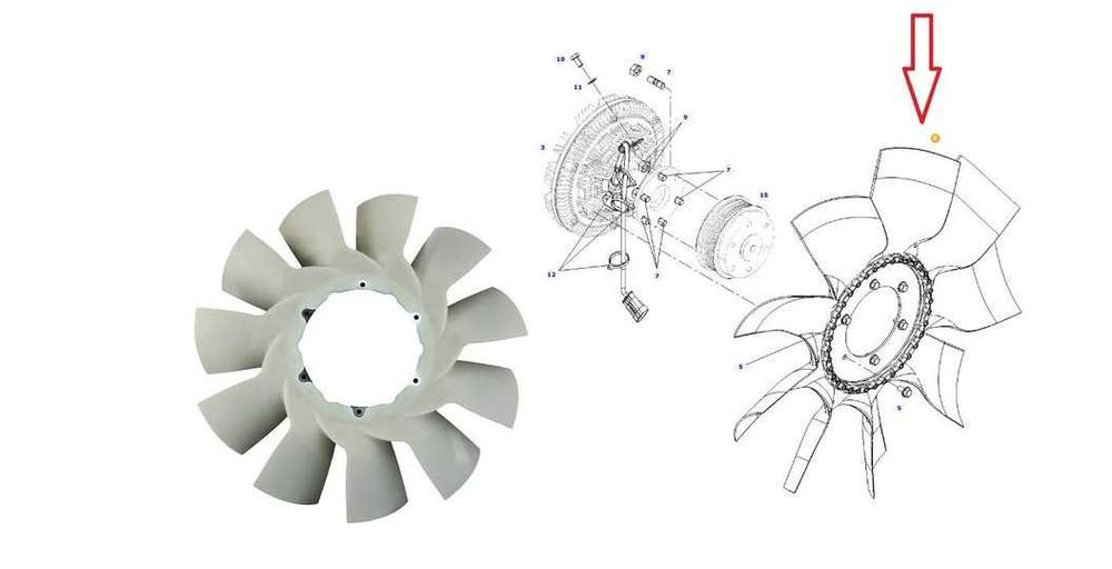 Wentylator Visco Fendt