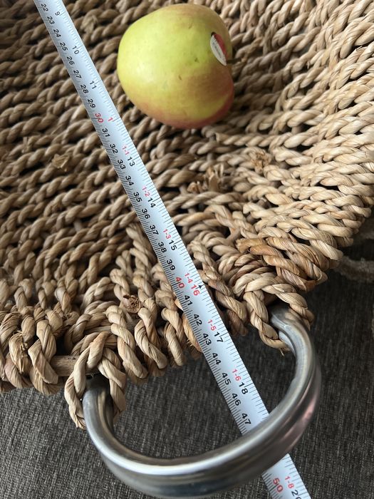 Nowy solidny kosz koszyk na owoce rattan wiklina sznur naturalny