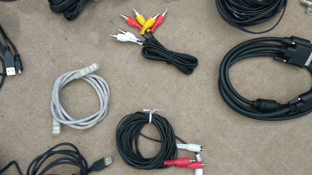 Cabos de video audio e acessórios