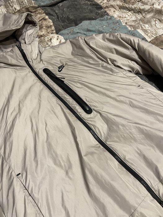 куртка nike tf filled tech grey пуховик