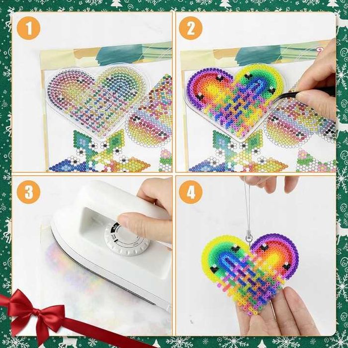 Mega Zestaw 9000 Prasowanka Koraliki Do Prasowania Xxl Kreatywny