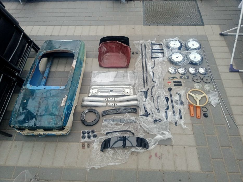 Moskwicz azak mk2 autko dla dzieci na pedały projekt do ukończenia