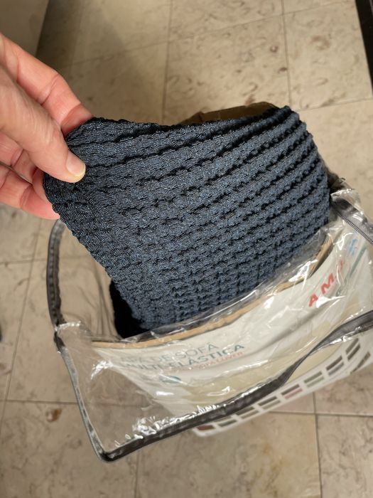 Forra para sofás 2mt /2,20mt - favo visco-elástico cor azul escuro