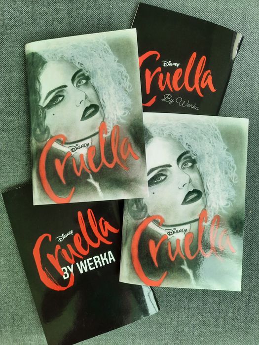 Zeszyt handmade z motywem CRUELLA