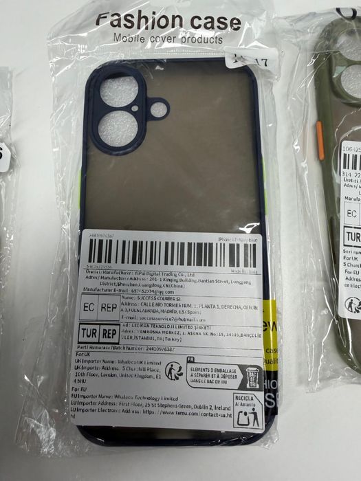 Capas de iphone(16 e 17) para iphone 16 e iphone 17