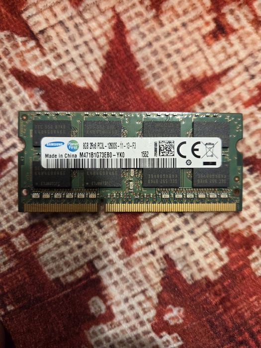 Pamięć ram sodimm w SAMSUNG DDR3 8GB w jednej kości