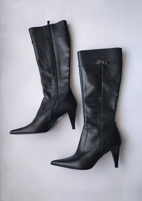 Кожаные сапоги Nero Giardini Италия