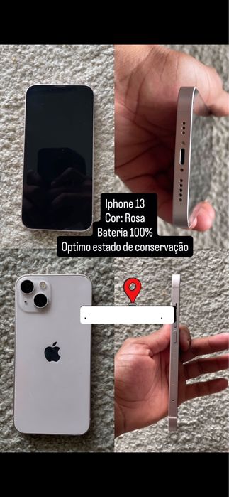 Iphone 13 cor rosa