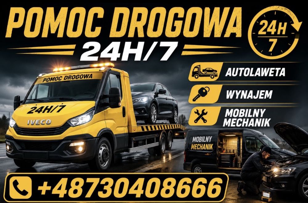 Autolaweta Wynajem Transport Pomoc Drogowa 24h/7 Wrocław Lotnisko Help 24 Air Port Autostrada A4 S8 Transport Mobilny Mechanik Pomoc W Drodze Wypadku