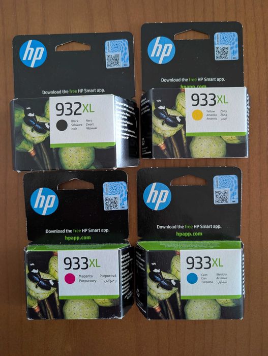 Tinteiros HP originais 932XL 933XL - novos