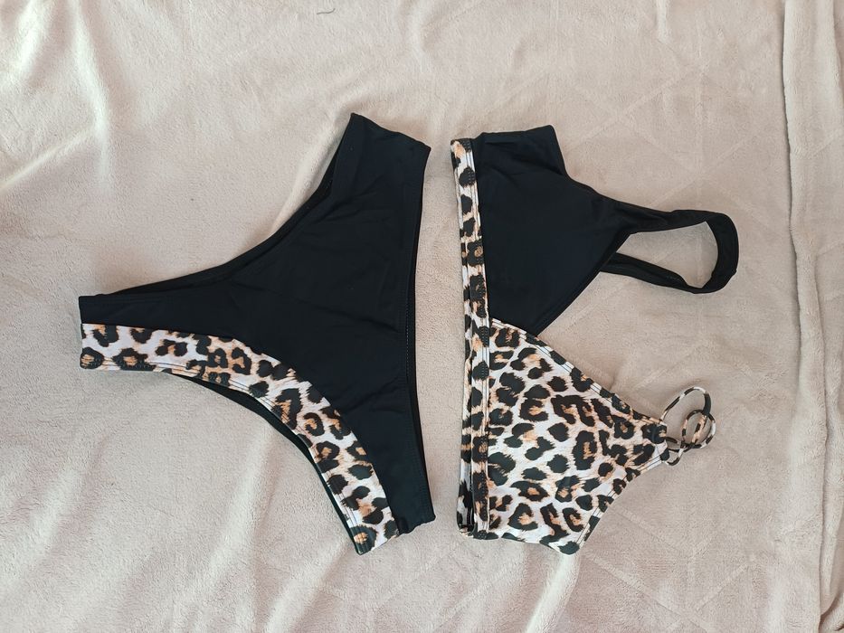 Купальник с леопардовым принтом