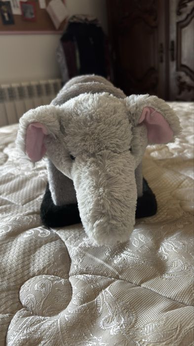 Arranhador Gato Elefante Pelúcia e Sisal