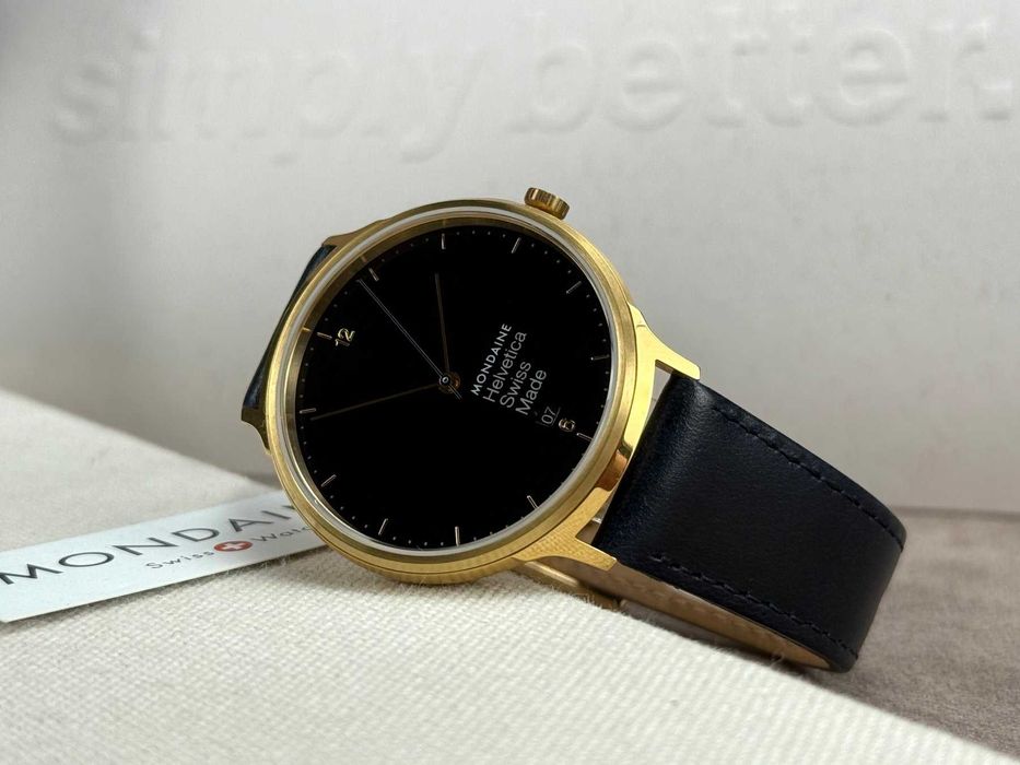 Relógio Mondaine Helvetica No1 Date 38 mm – Novo (Swiss Made)