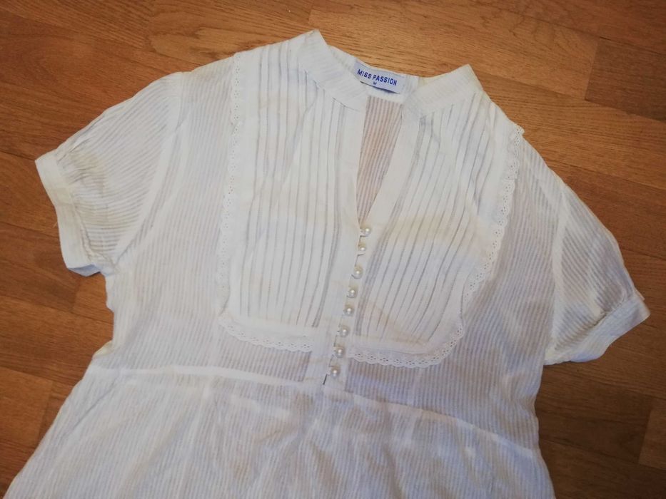 Biała Tunika MISS PASSION rozmiar M szerokość 92 cm