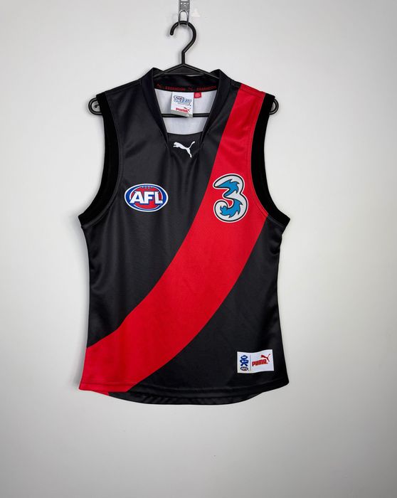 Puma Essendon Bombers AFL Australian Rules Football Jersey Guernsey