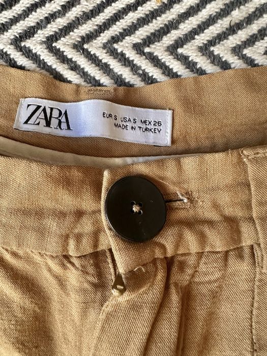 Штани палаццо гірчичні Zara /жіночі