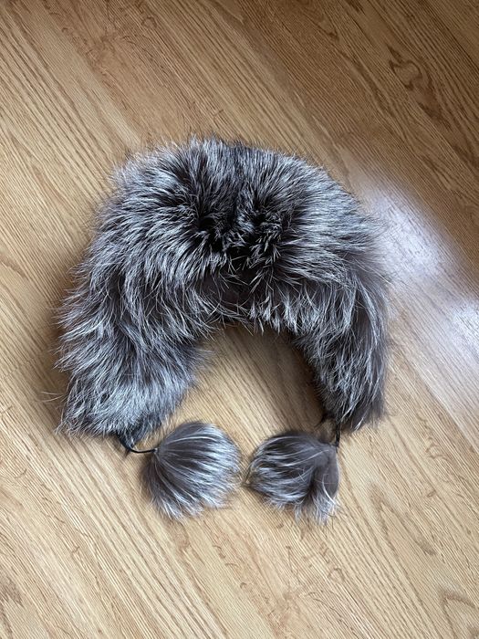 Шапка чорнобурка