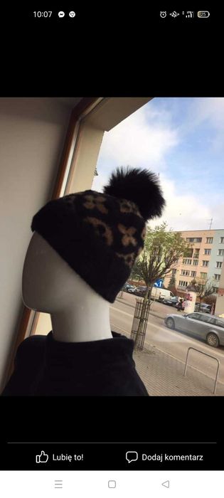 Czapka alpaka ciepła damska