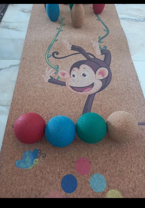Jogo bowling cortiça