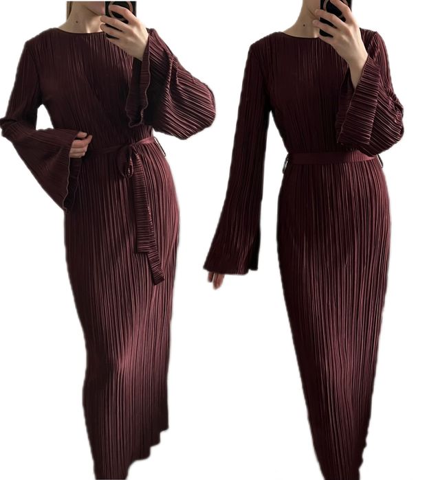 Сукня шоколадного кольору