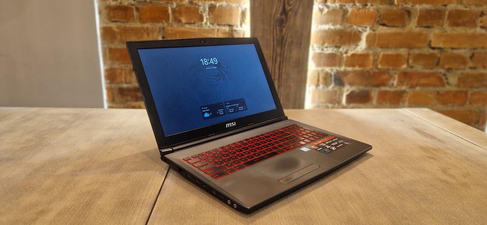 Laptop Gamingowy MSI GV62 7RE | 16GB DDR4 | GTX 1050Ti 4GB | 250GB SSD