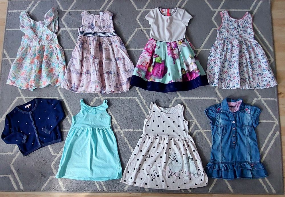 Mega paka zestaw ubrań na lato dziewczynka 98/104