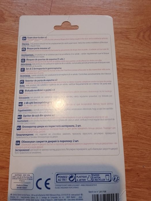 Blokada na drzwi