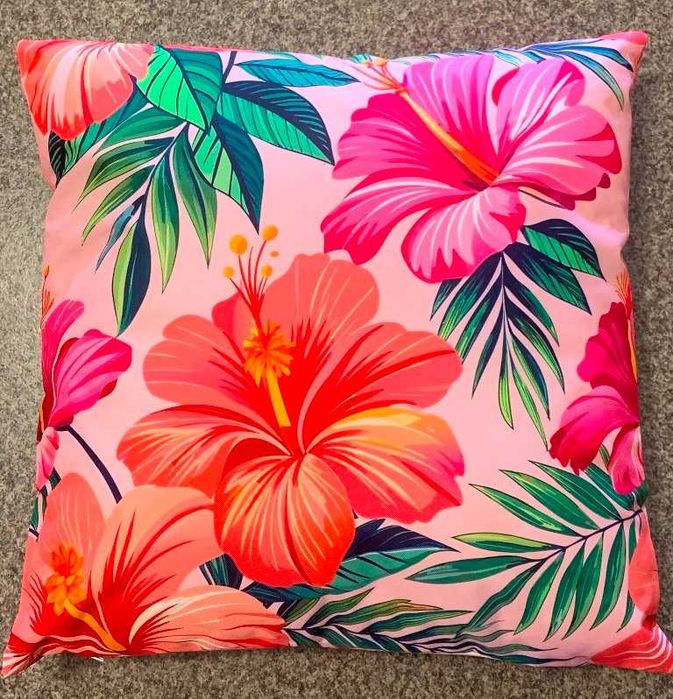 Nowa ozdobna poduszka ogrodowa 45 cm x 45 cm (dostępne 2 szt.)