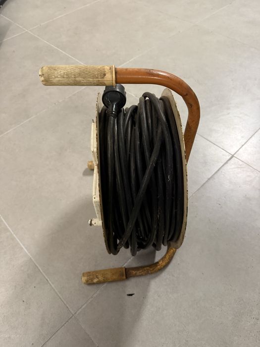 Przedluzacz VEB 40 M kabel zasilajacy DDR Germany