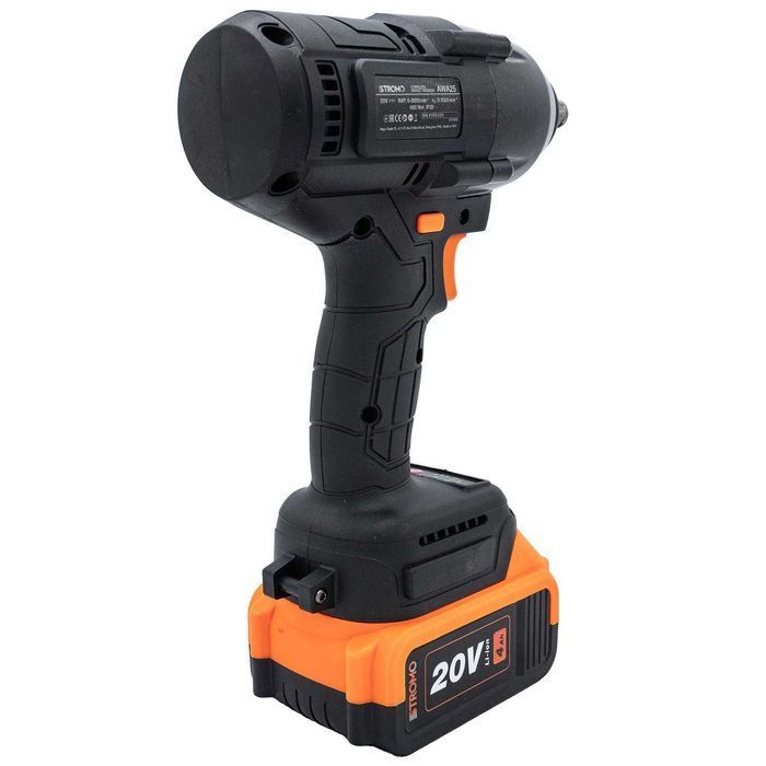 Гайковерт ударний акумуляторний Stromo (безщітковий, з АКБ і ЗП) AWA25