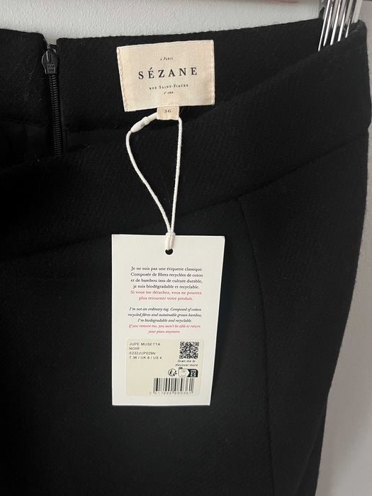 Spódnica Sézane z wełny rozmair 36