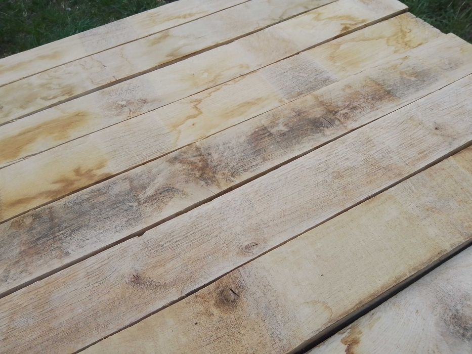 120 cm Dębowa lamela ogrodowa - dekoracyjna