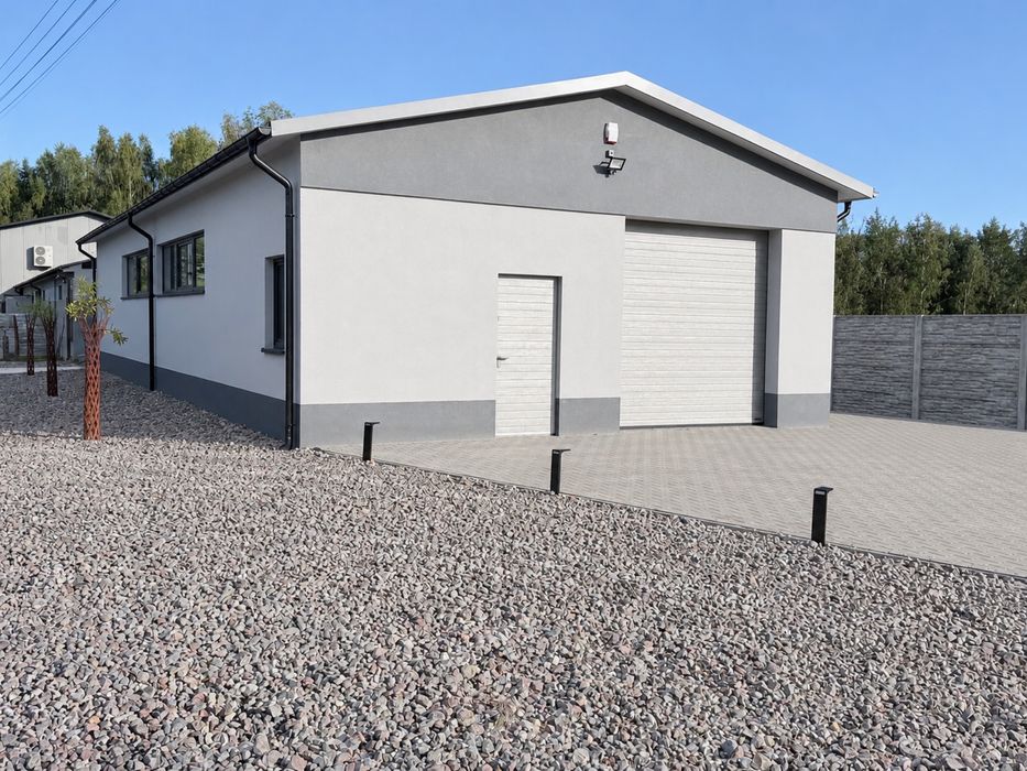 Wynajmę nową halę magazyn 160m2 Piastów gm. Jedlińsk