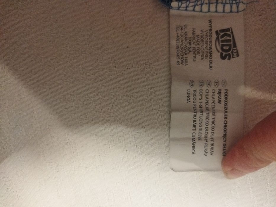 Bluza bawełniana 122, podkoszulka długi rękaw