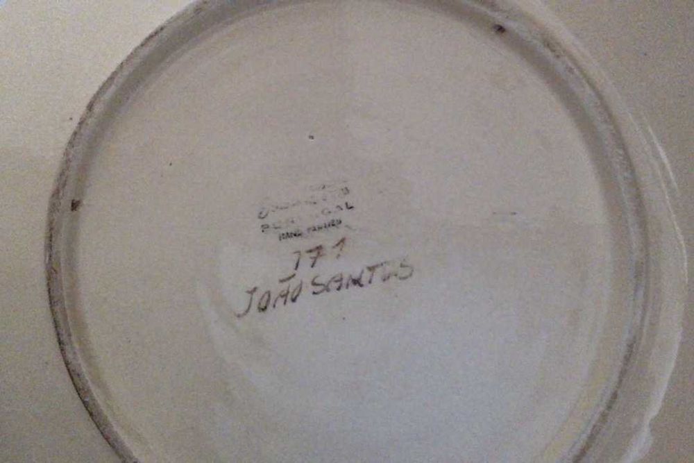 Prato Cerâmica Mestre João Santos /Alcobaça