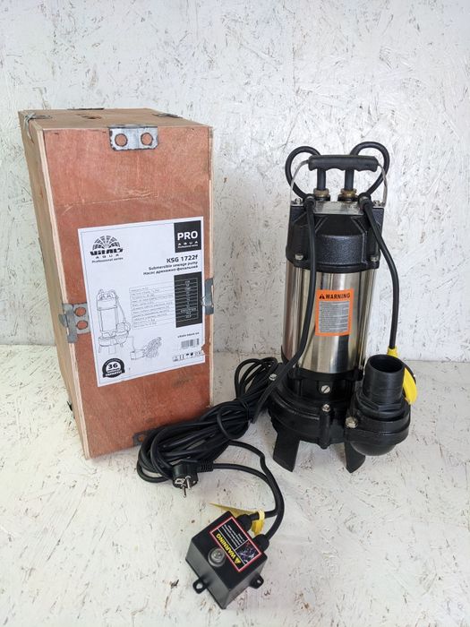 KSG 1722f PRO Vitals з фрезою насос дренажно-фекальний