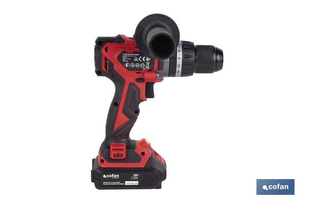 Berbequim percutor e parafusadora 2 Velocidades COFAN