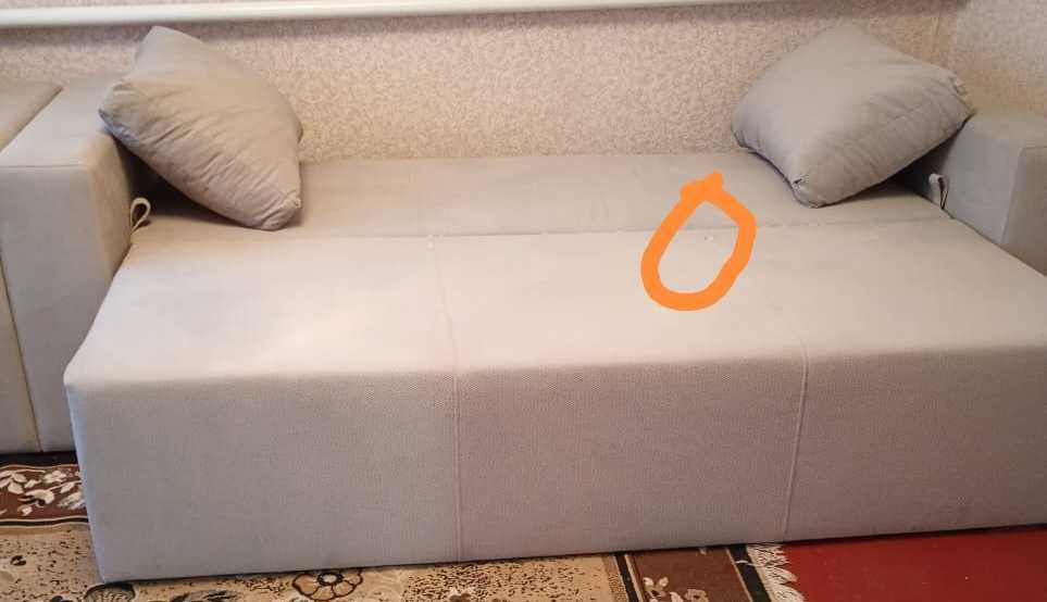 Диван раскладной и кресло