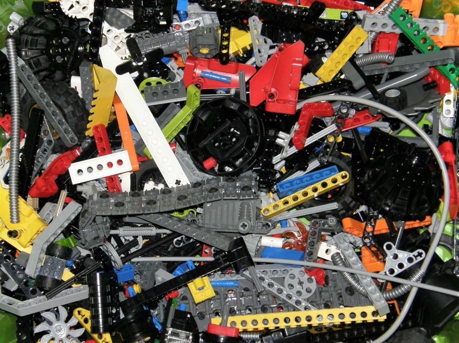 LEGO TECHNIC - MIX Mnóstwo ciekawych elementów 0,5kg 0,5 kg