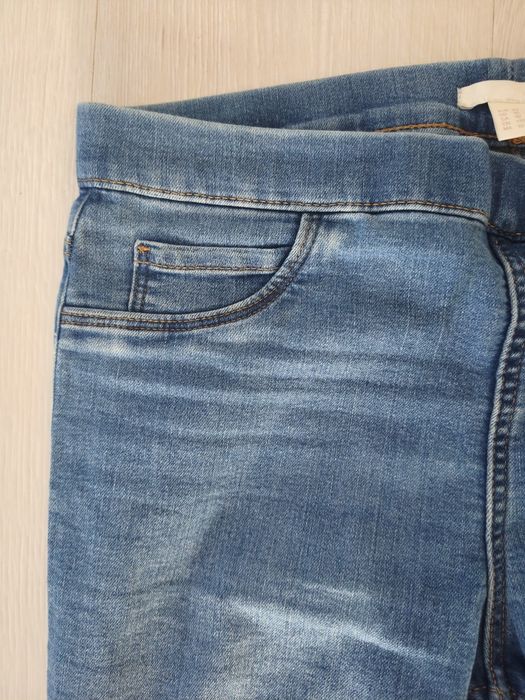 Jeansy legginsy h&m l 40 elastyczne