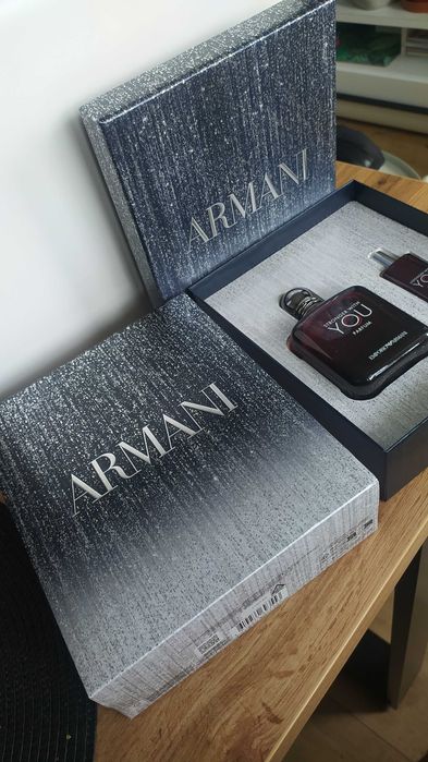 Zestaw Giorgio Armani Stronger with You Parfum 100ml+15ml nowy oryg.