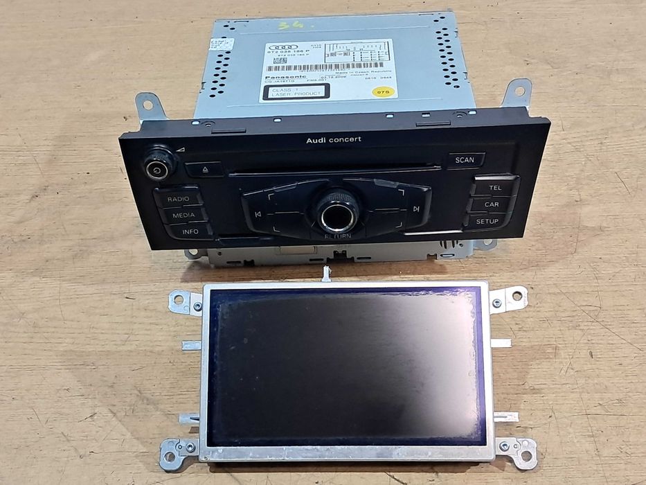 Radio Concert CD odtwarzacz wyświetlacz monitor ekran AUDI A4 B8 A5 Q5