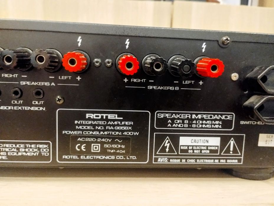 Rotel RA- 985BX - potężny, super brzmiący wzmacniacz