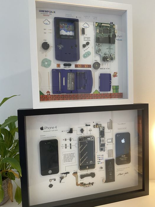 Quadros iphones/gameboys