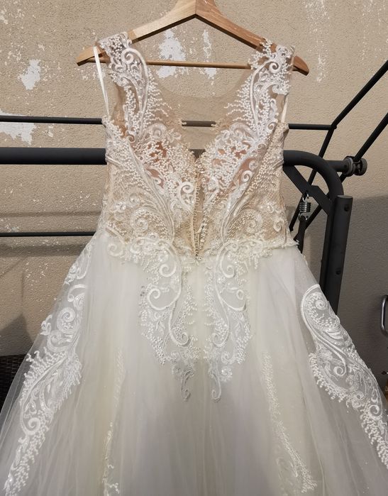 Suknia ślubna ms moda L/XL roz 42